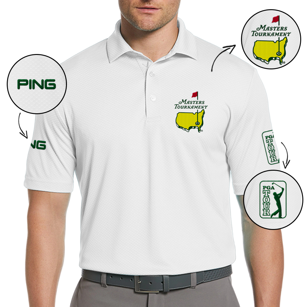 PGA Tour Embroidered Polo PING The Open Championship Embroidered Apparel