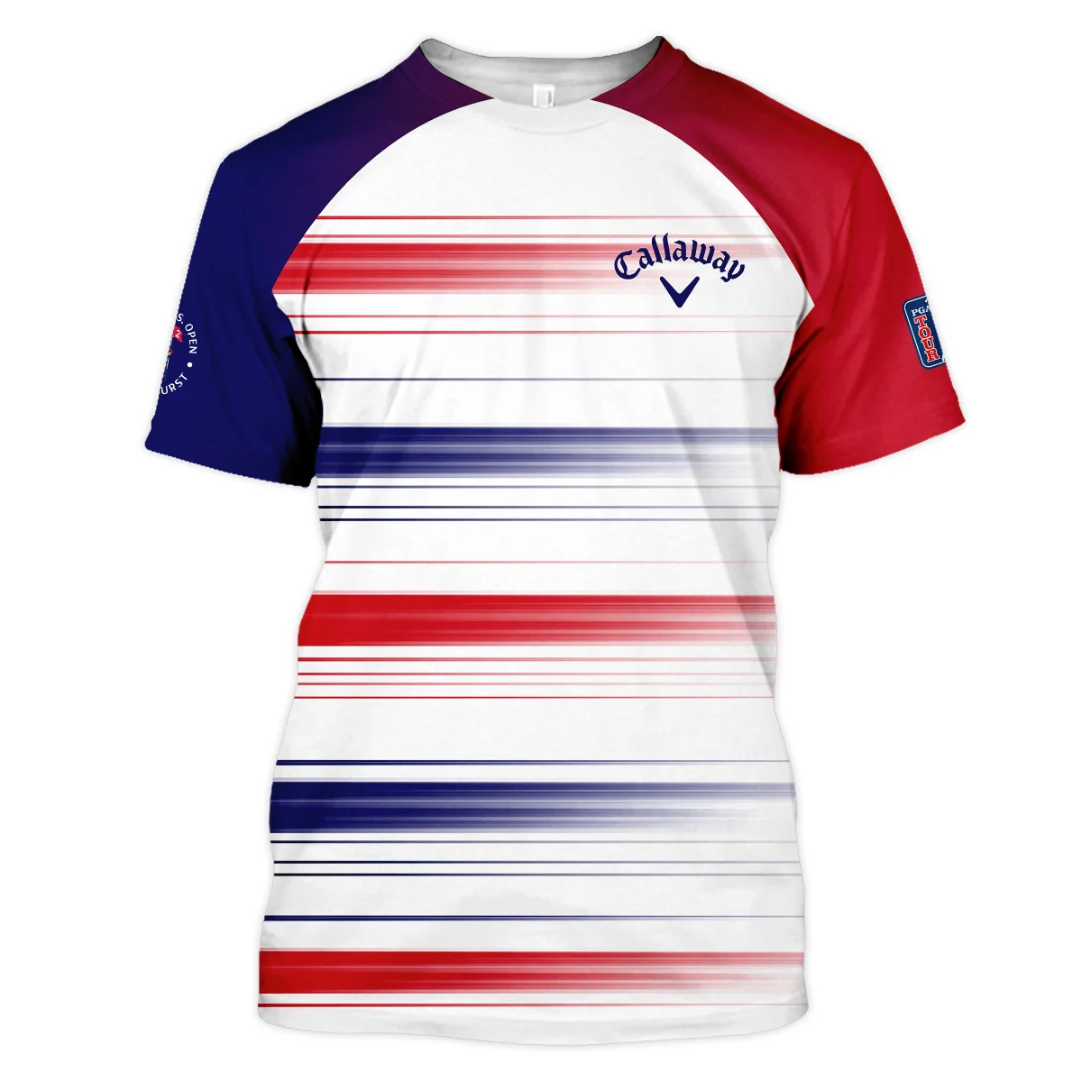 Sport Callaway 124th U.S. Open Pinehurst Unisex T-Shirt Straight Lines Blue Red T-Shirt