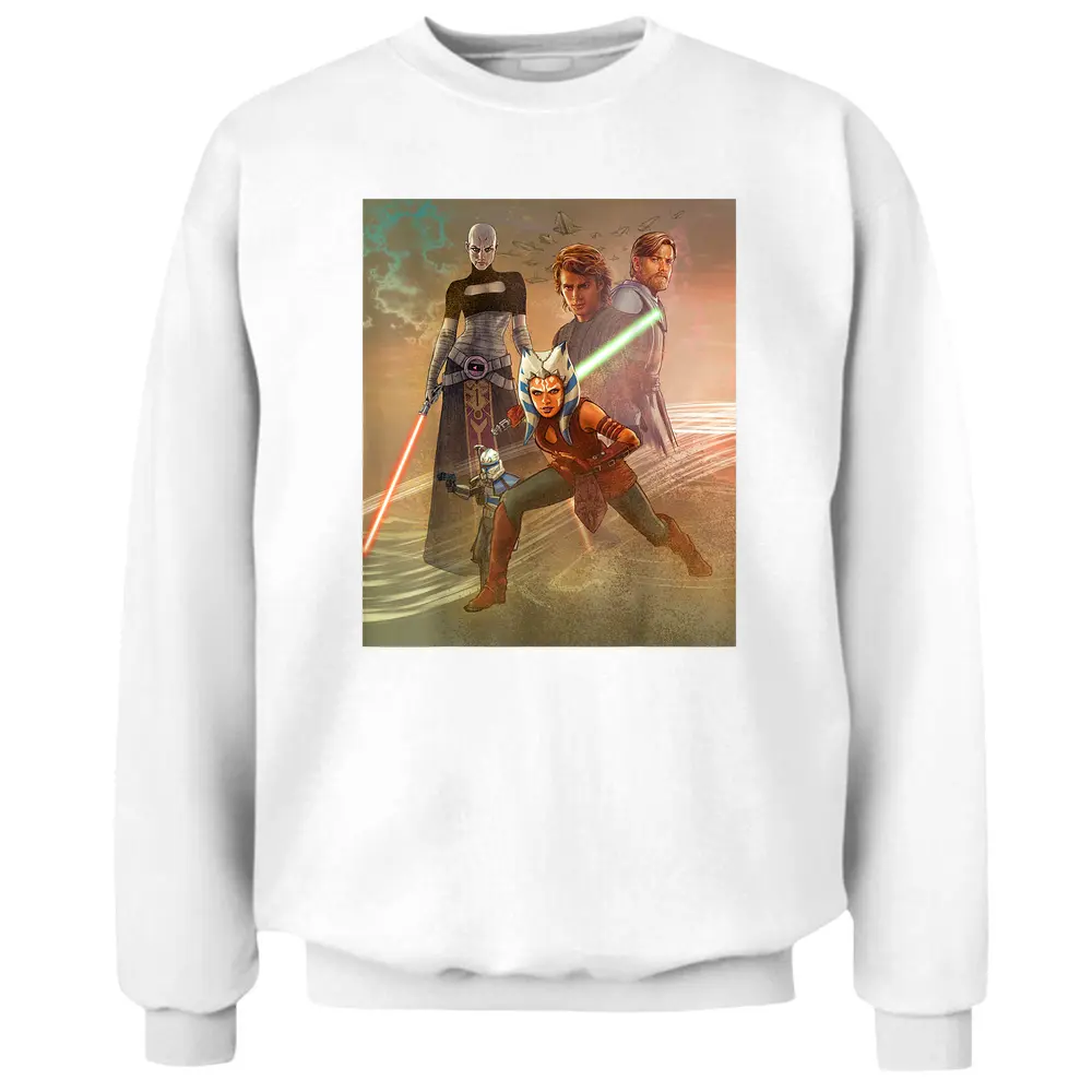 Star Wars Celebration Mural The Clone Wars Pullover Sweatshirt