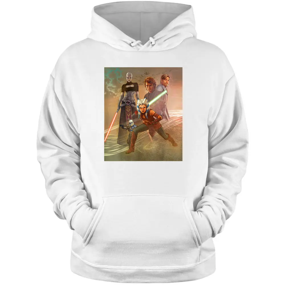 Star Wars Celebration Mural The Clone Wars Pullover Hoodie