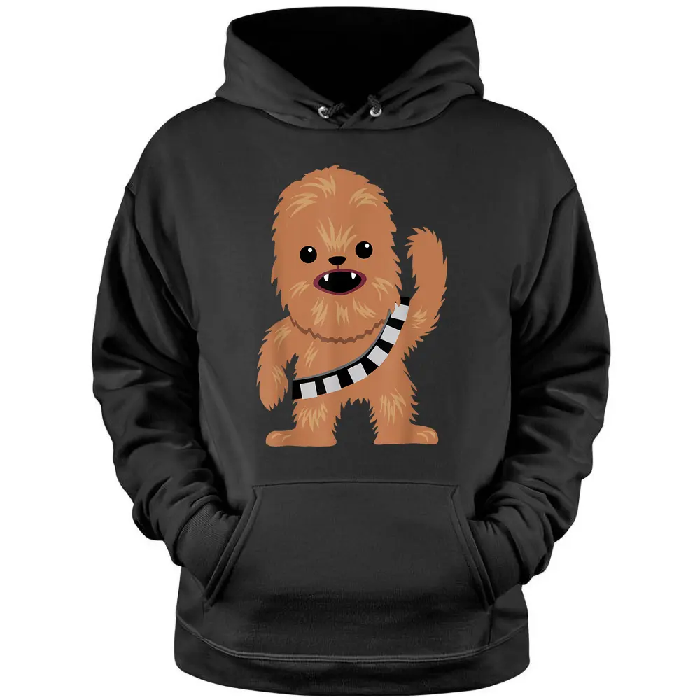 Star Wars Chewbacca Cutie Cartoon Chewie Graphic T-shirt Pullover Hoodie