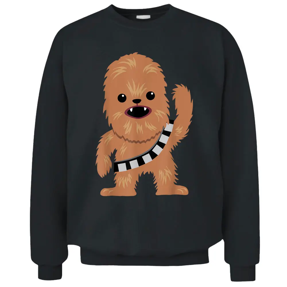 Star Wars Chewbacca Cutie Cartoon Chewie Graphic T-shirt Pullover Sweatshirt