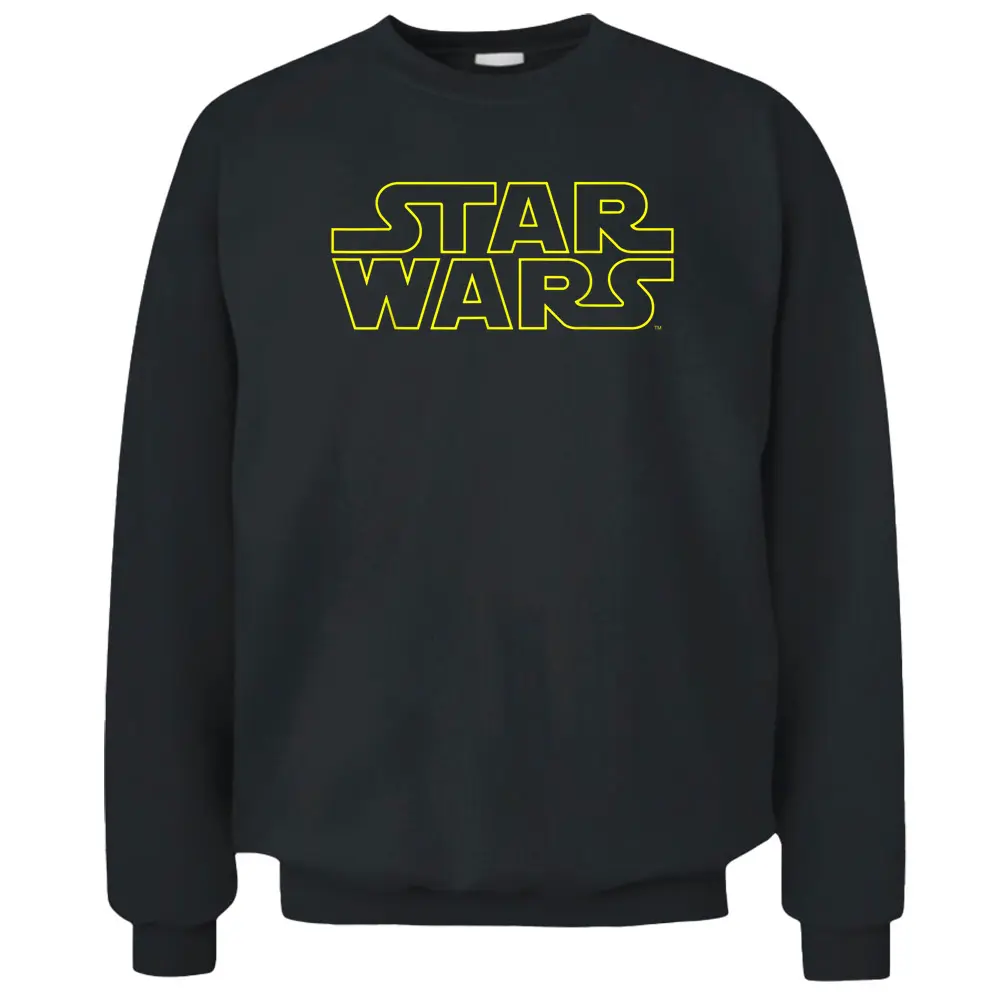 Star Wars Simple Logo Outline Pullover Sweatshirt