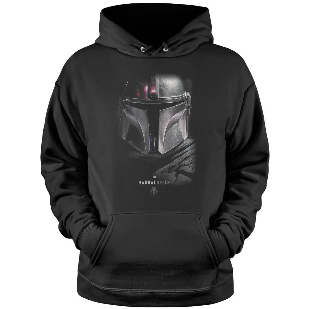 Star Wars The Mandalorian Dark Portrait Pullover Hoodie