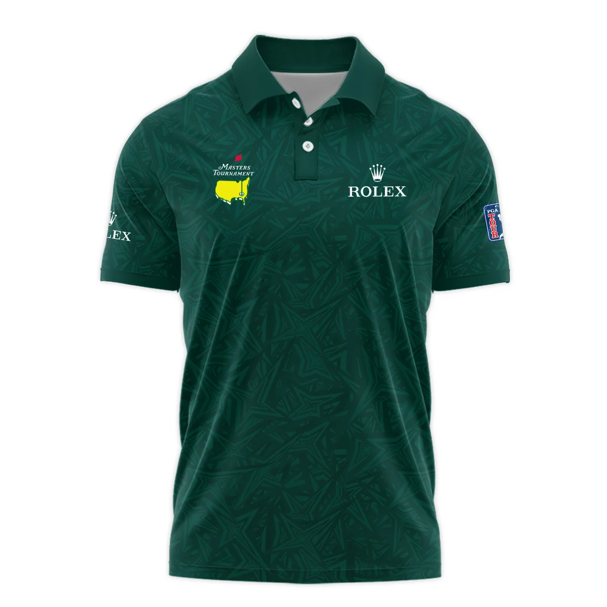 Stars Dark Green Abstract Sport Masters Tournament Rolex Hawaiian Shirt Style Classic Oversized Hawaiian Shirt