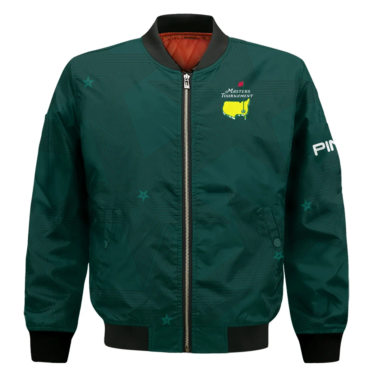 Stars Dark Green Golf Masters Tournament Ping Bomber Jacket Style Classic Bomber Jacket