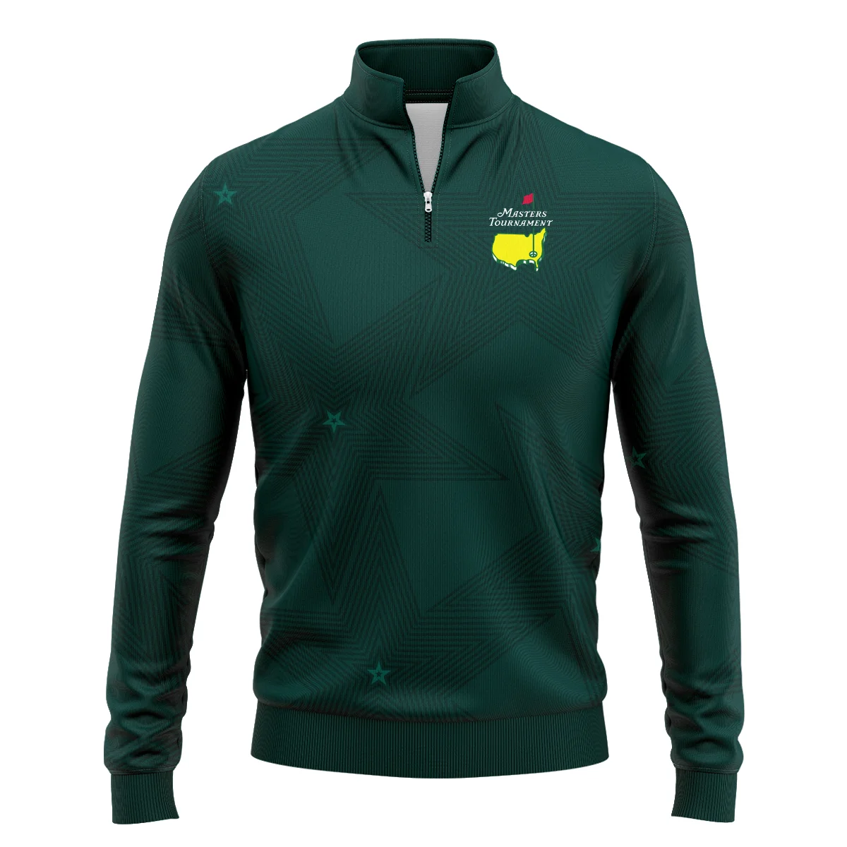 Stars Dark Green Golf Masters Tournament Polo Shirt Style Classic Polo Shirt For Men