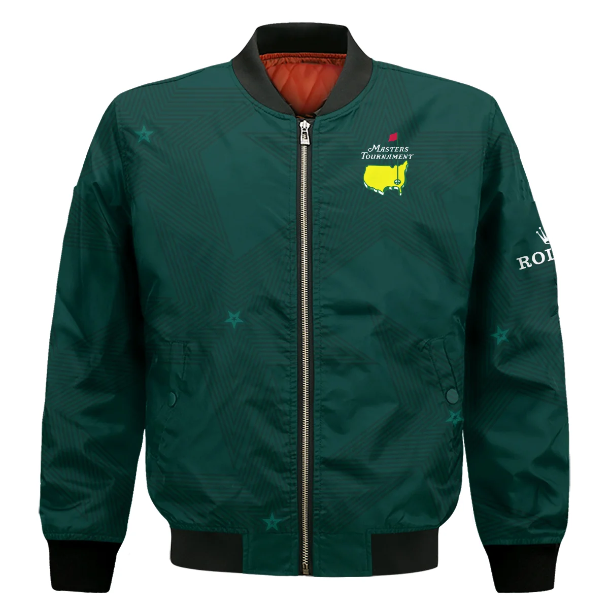 Stars Dark Green Golf Masters Tournament Rolex Sleeveless Jacket Style Classic Sleeveless Jacket