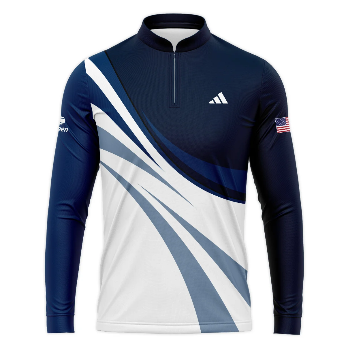 Tennis Love Sport Mix Color US Open Tennis Champions Adidas Quarter-Zip Jacket Style Classic Quarter-Zip Jacket