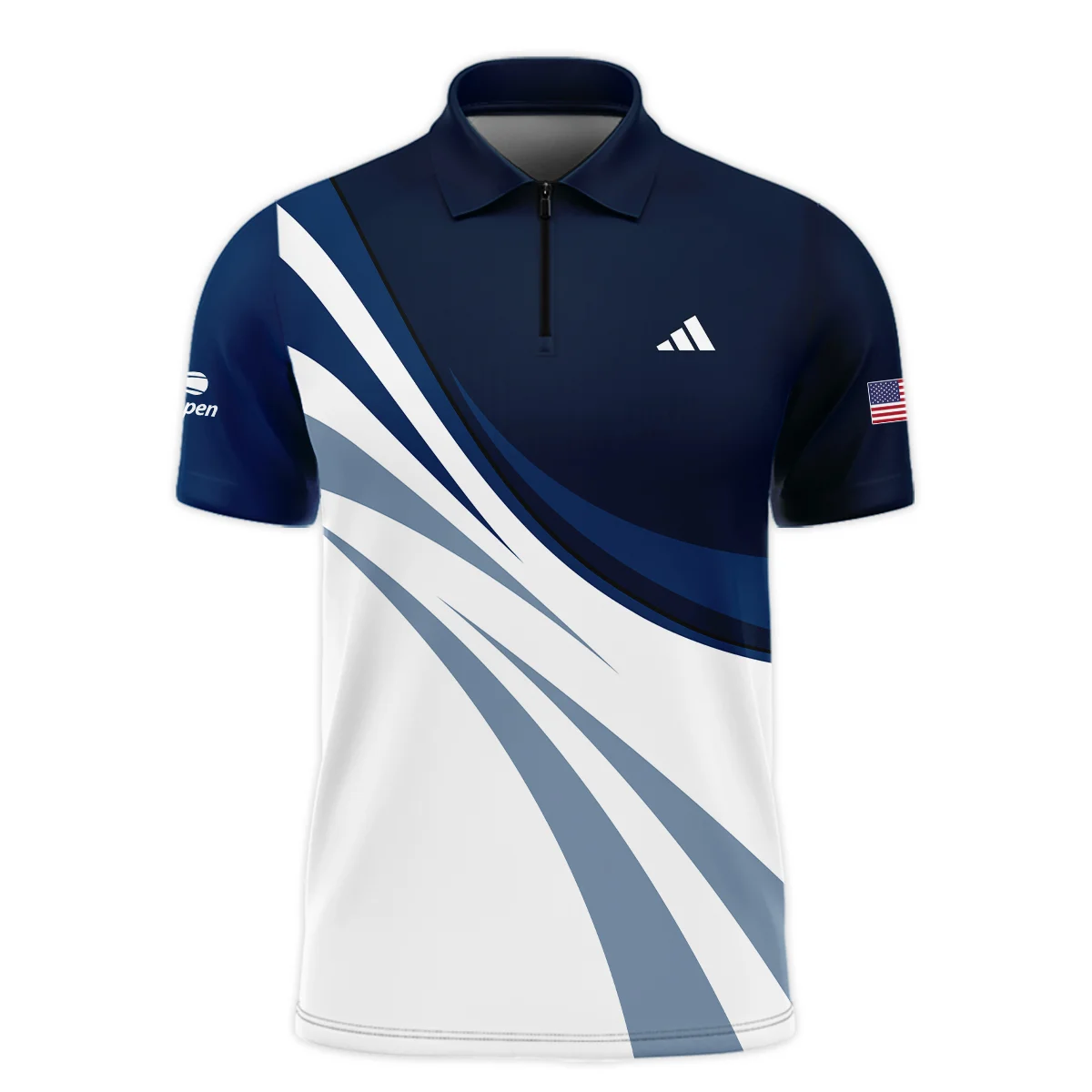 Tennis Love Sport Mix Color US Open Tennis Champions Adidas Polo Shirt Mandarin Collar Polo Shirt