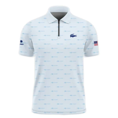 Tennis Love Sport Mix Color US Open Tennis Champions Lacoste Zipper Polo Shirt Style Classic Zipper Polo Shirt For Men
