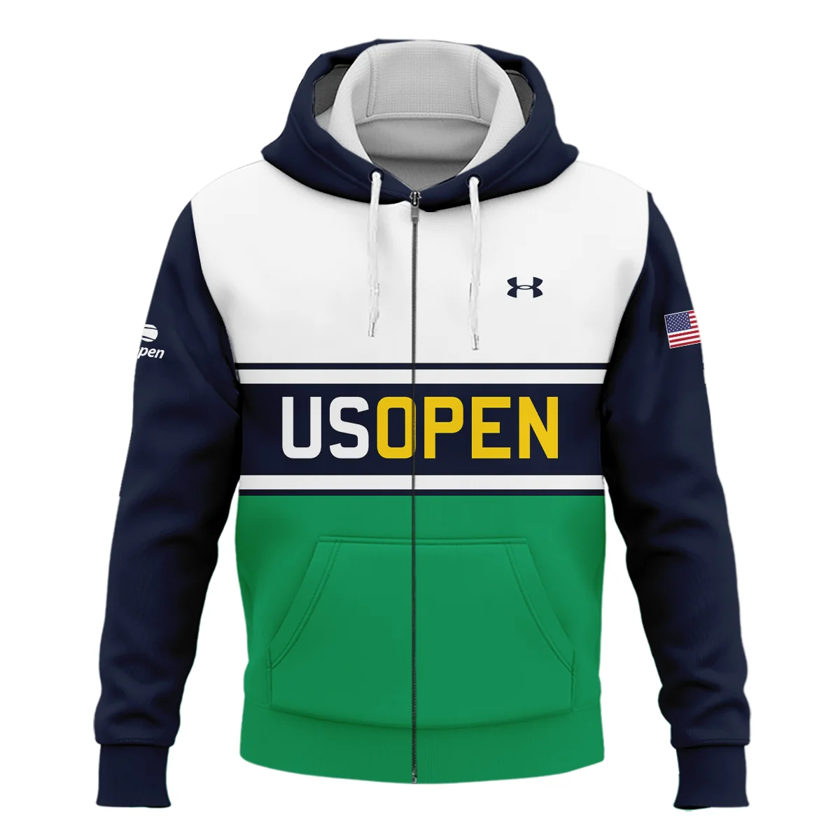 Tennis Love Sport Mix Color US Open Tennis Champions Under Armour Zipper Hoodie Shirt Style Classic Zipper Hoodie Shirt