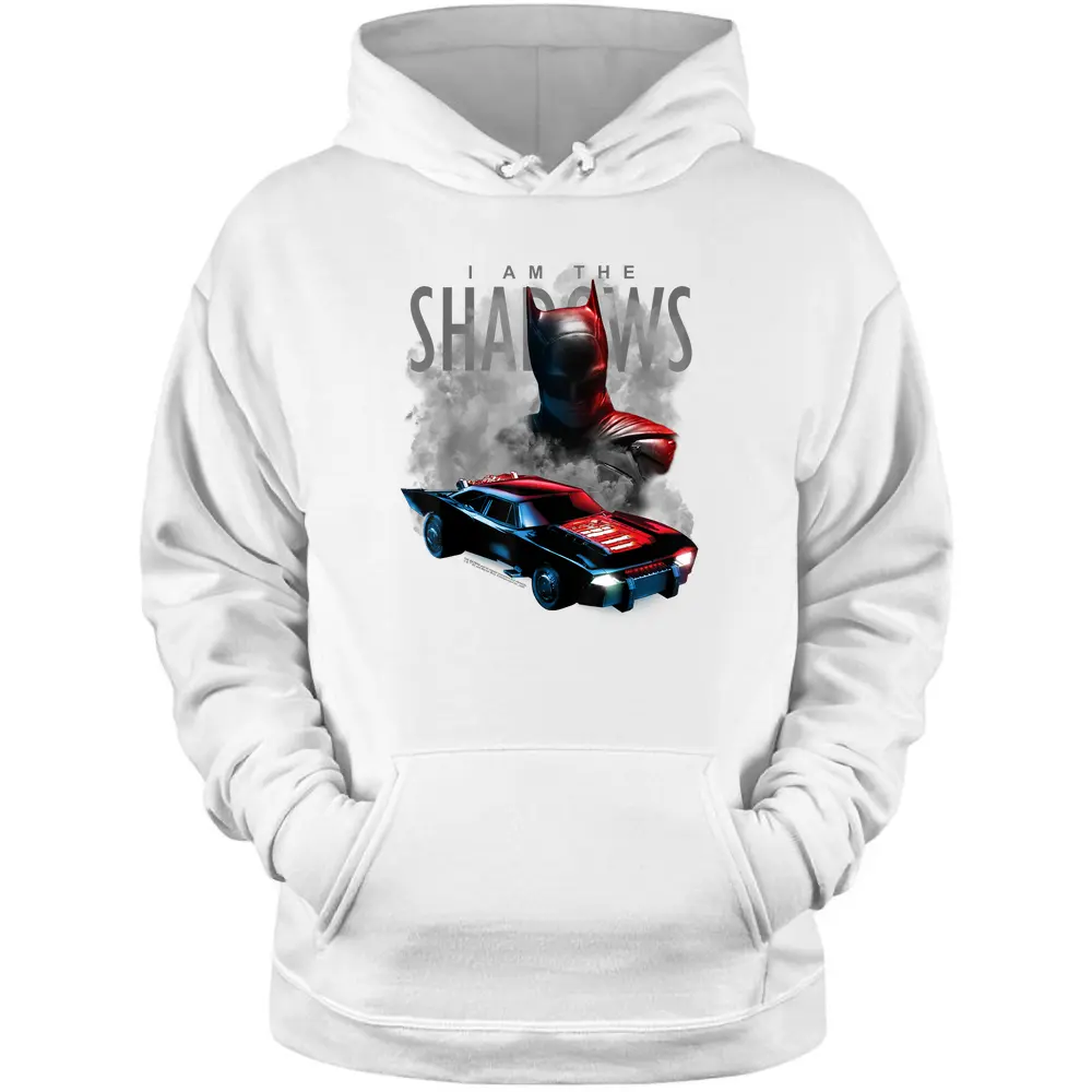 The Batman Batman And Batmobile Pullover Hoodie