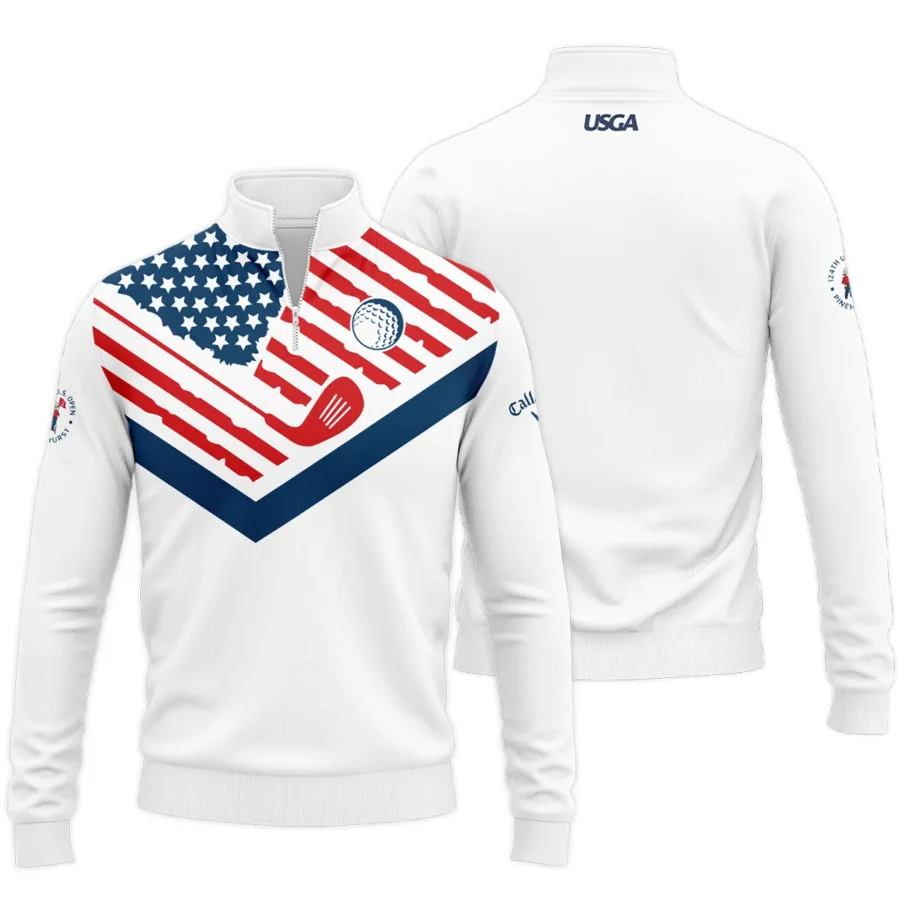 The Golfing Legend Golf 124th U.S. Open Pinehurst Callaway Quarter-Zip Jacket Style Classic