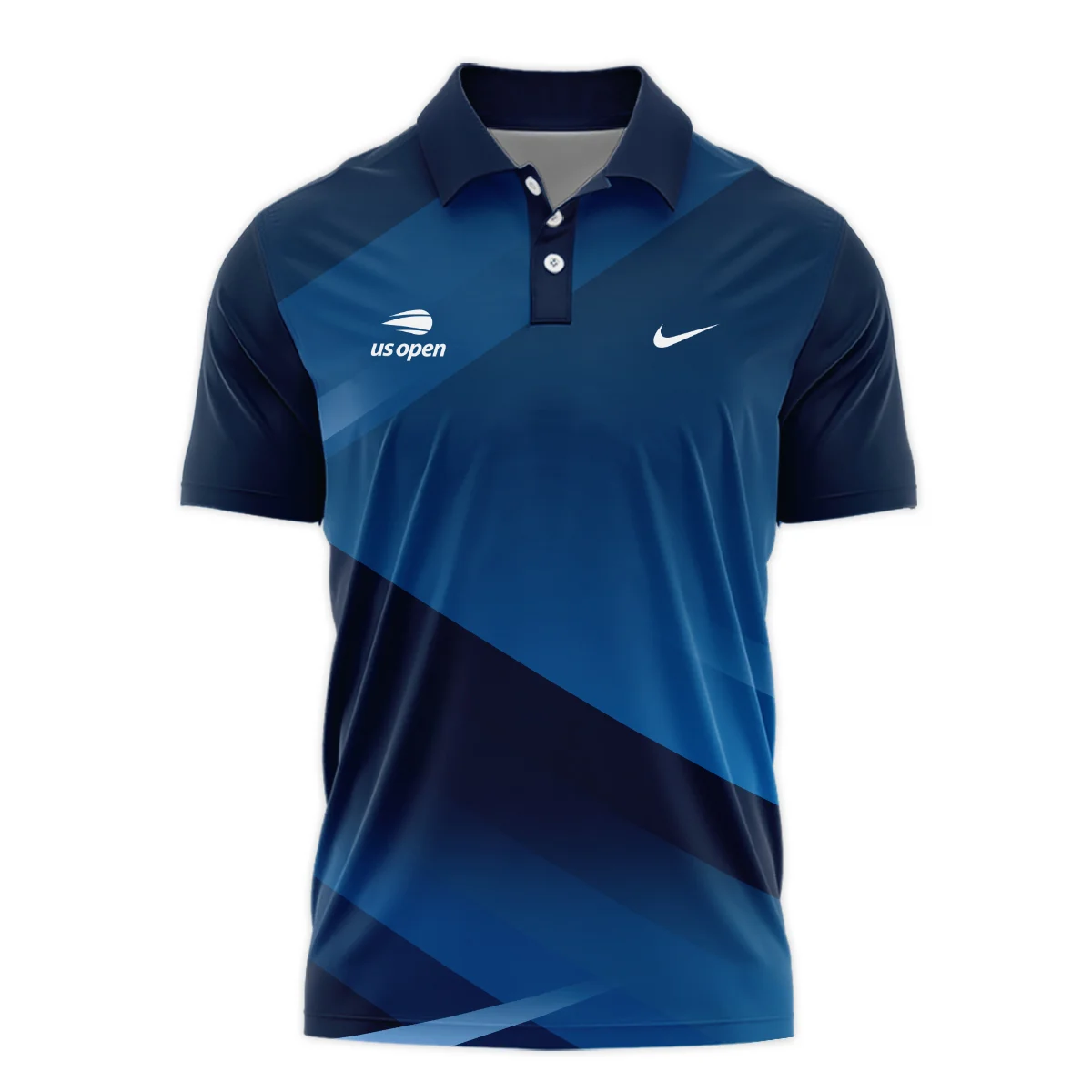 US Open Tennis Champions Dark Blue Background Nike Polo Shirt Style Classic Polo Shirt For Men