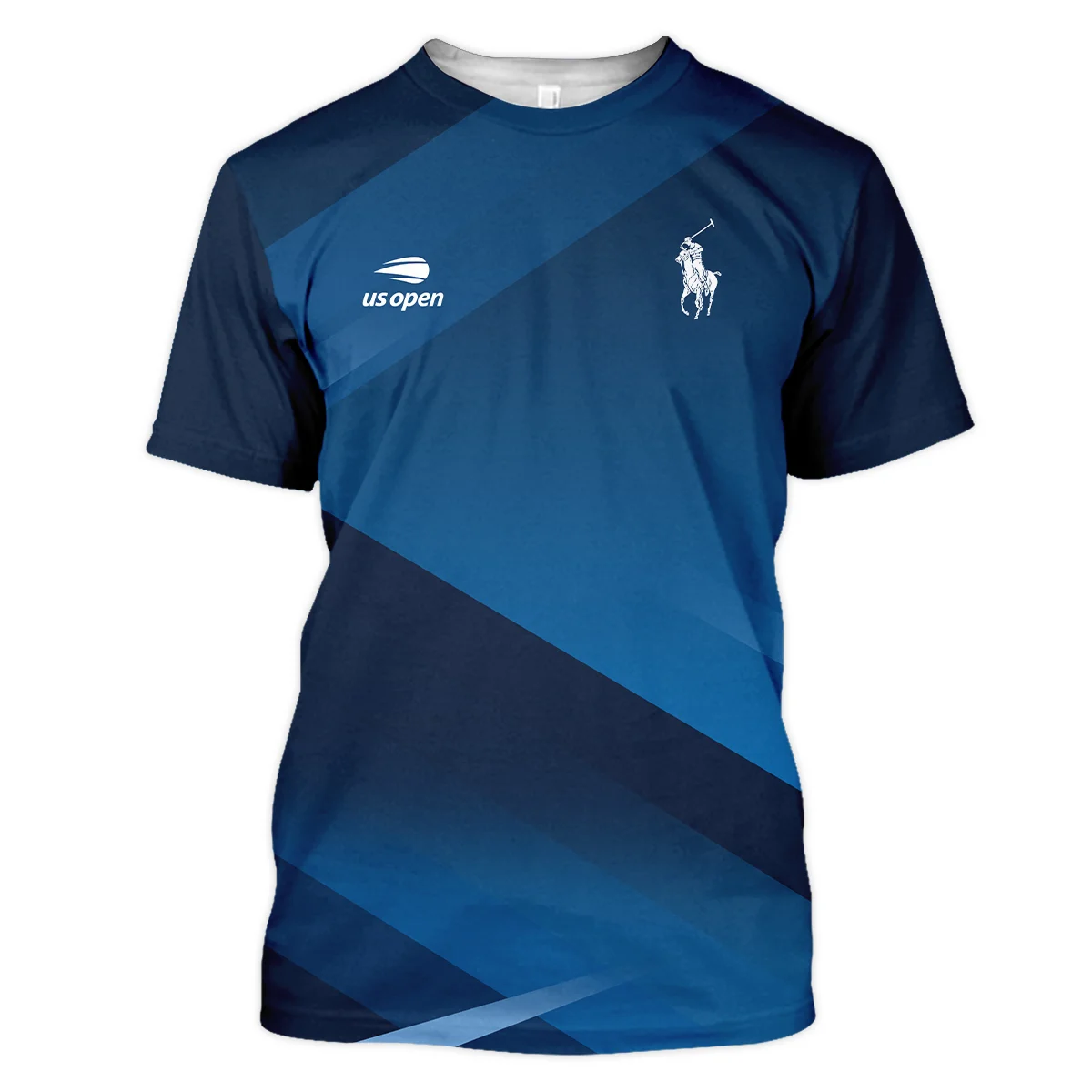 US Open Tennis Champions Dark Blue Background Ralph Lauren Vneck Polo Shirt Style Classic Polo Shirt For Men