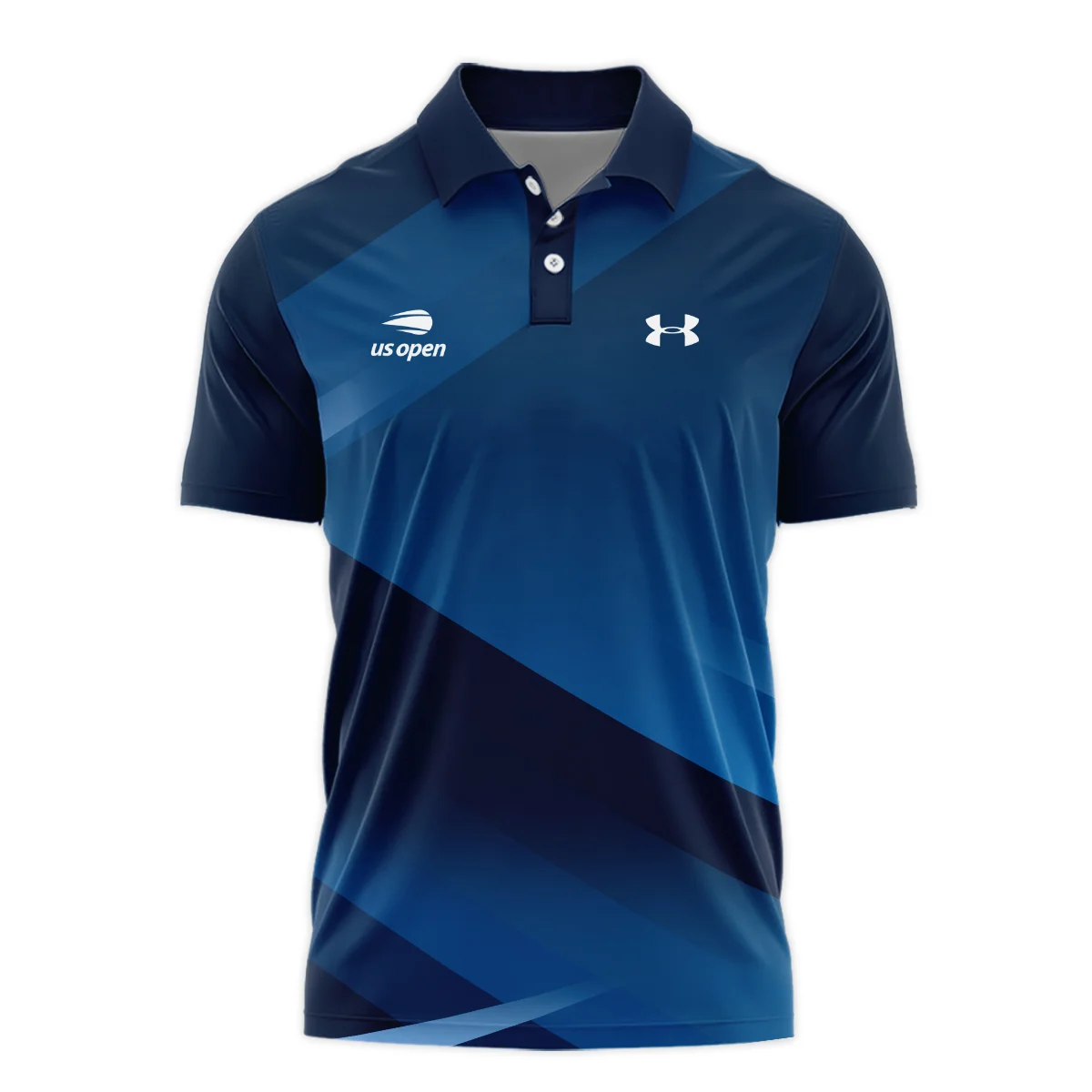 US Open Tennis Champions Dark Blue Background Under Armour Polo Shirt Style Classic Polo Shirt For Men