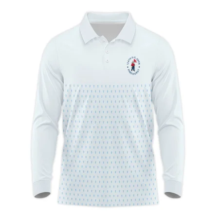 U.S Open Trophy Pattern Light Blue 124th U.S. Open Pinehurst Rolex Style Classic, Short Sleeve Polo Shirts Quarter-Zip