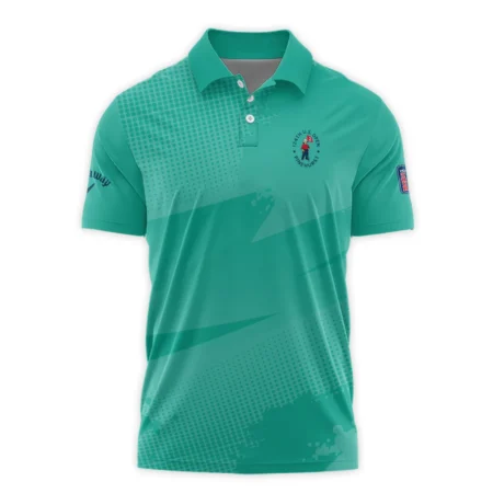 Golf Sport Pattern Green Mix Color 124th U.S. Open Pinehurst Callaway Polo Shirt Style Classic