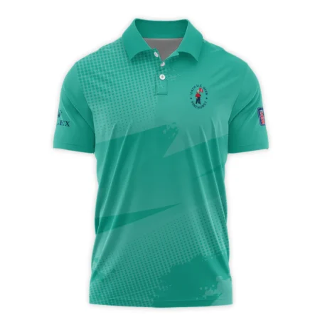 Golf Sport Pattern Green Mix Color 124th U.S. Open Pinehurst Rolex Polo Shirt Style Classic