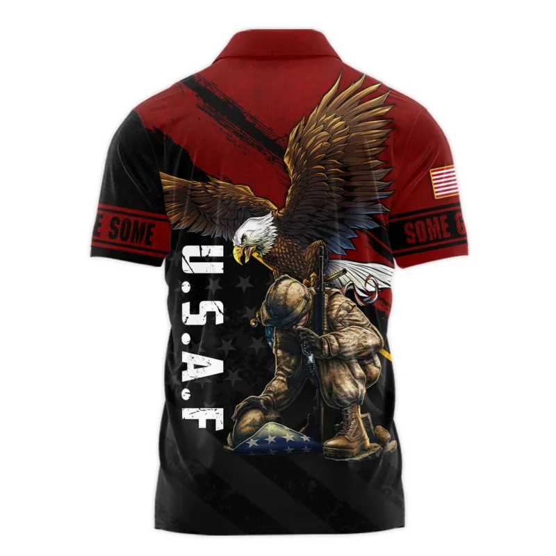 Veteran Eagle All Gave Some Some Gave All U.S. Air Force Veterans All Over Prints Polo Shirt