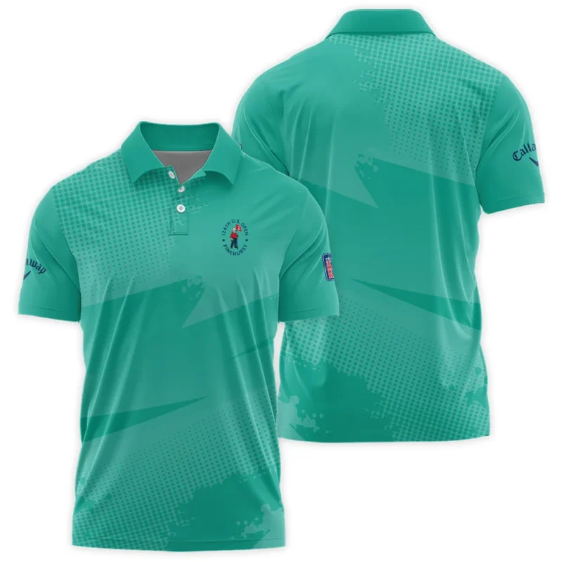 Golf Sport Pattern Green Mix Color 124th U.S. Open Pinehurst Callaway Polo Shirt Style Classic