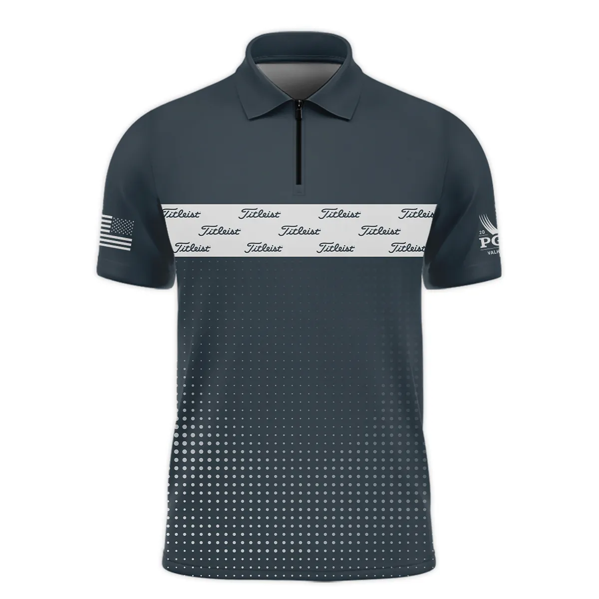 Golf 2024 PGA Championship Valhalla Titleist Quarter-Zip Polo Shirt