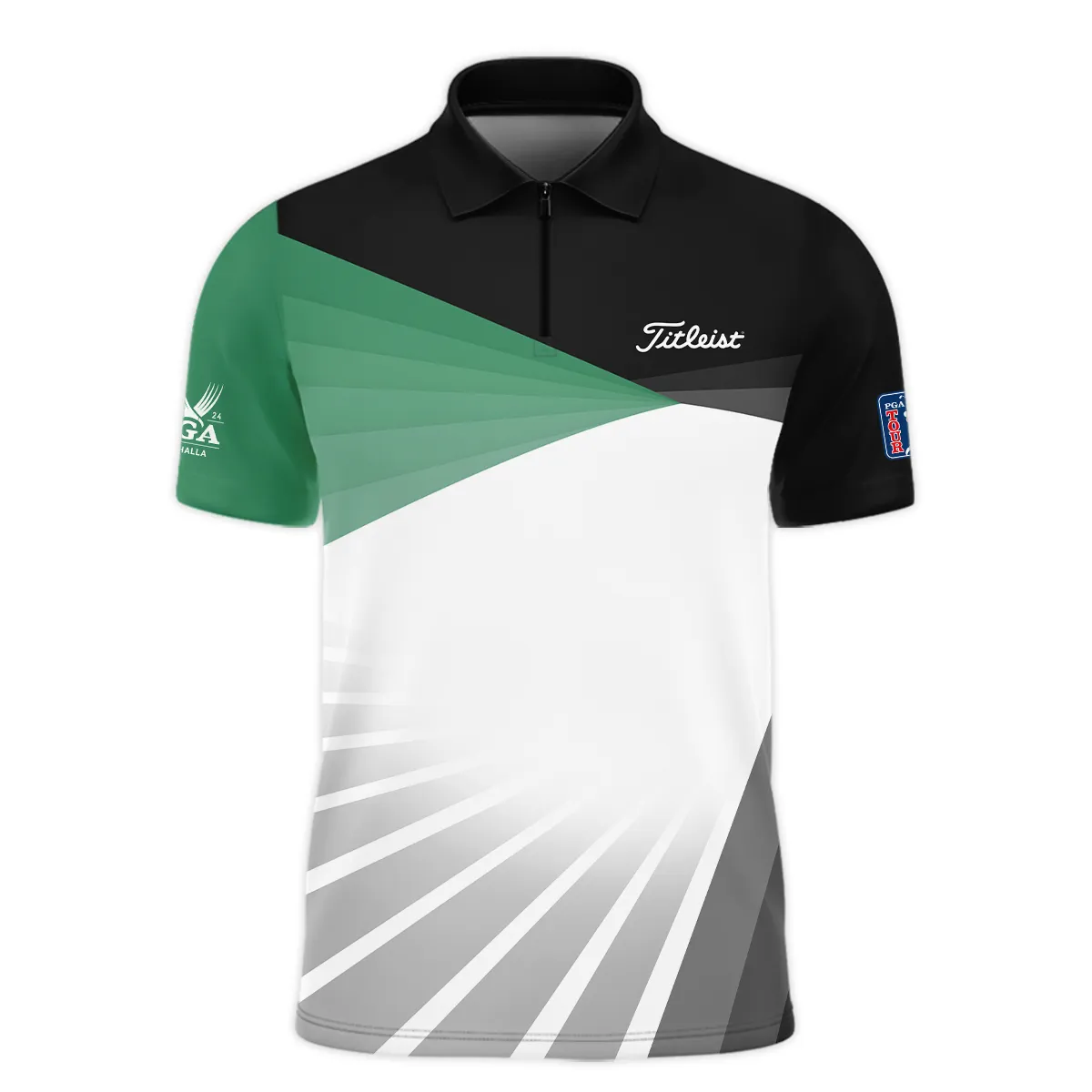 Golf Pattern 2024 PGA Championship Valhalla Titleist Long Polo Shirt Style Classic