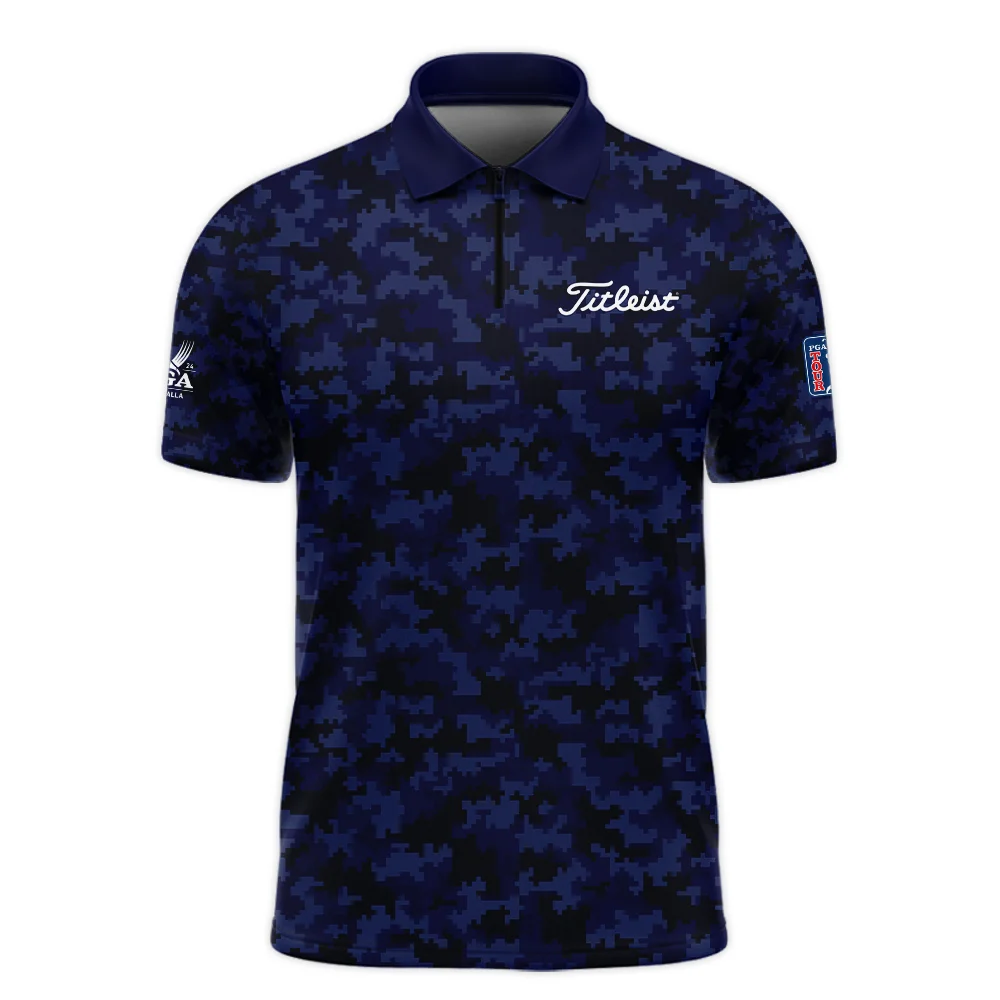 Golf 2024 PGA Championship Titleist Unisex Sweatshirt Blue Camouflage Pattern Sport All Over Print Sweatshirt