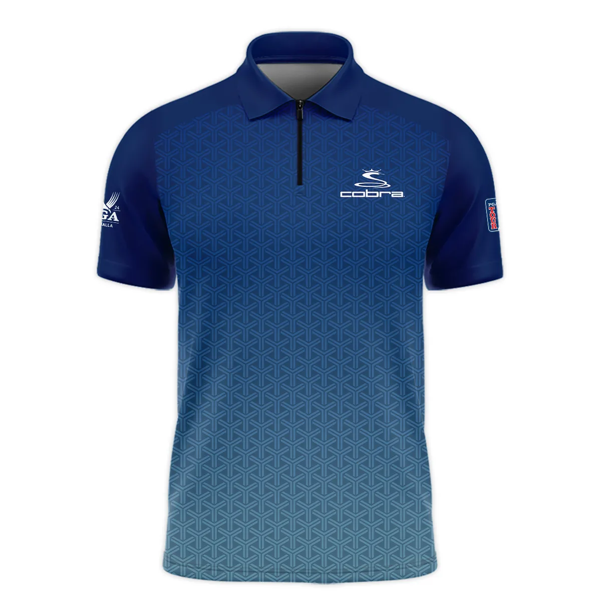 Golf Sport Pattern Blue Sport Uniform 2024 PGA Championship Valhalla Cobra Golf Performance T-Shirt Style Classic