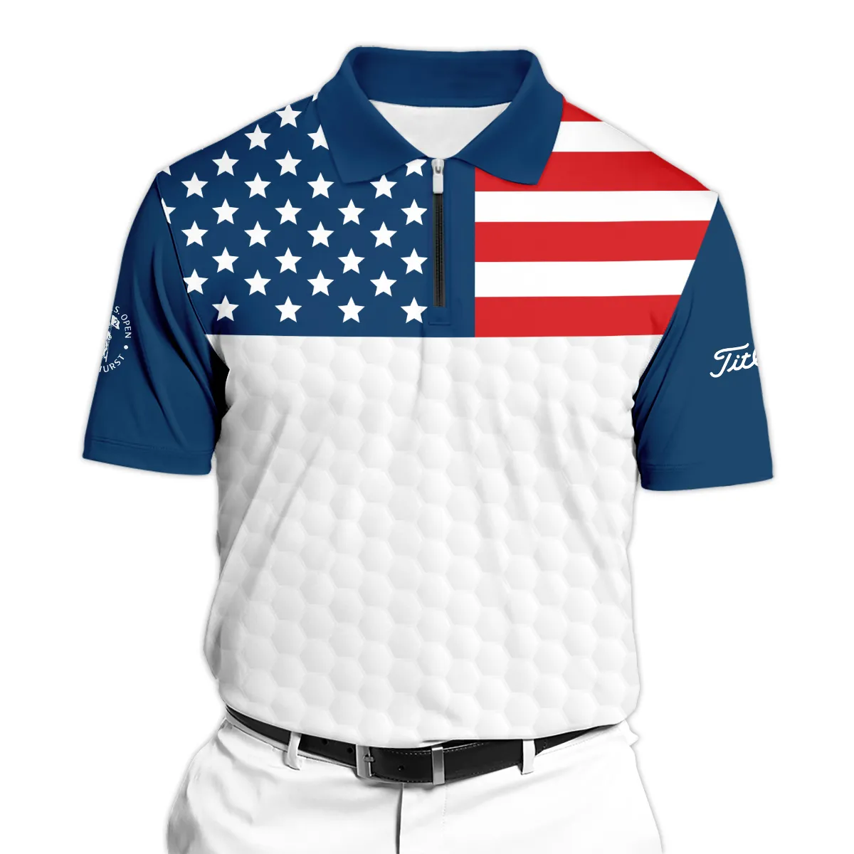 The Golfing Legend Golf 124th U.S. Open Pinehurst Titleist Quarter-Zip Jacket Style Classic