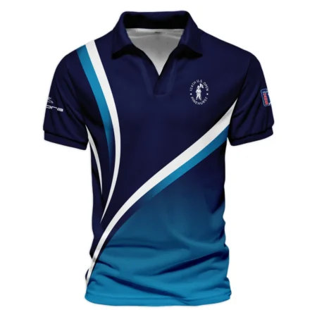 Cobra Golf 124th U.S. Open Pinehurst Dark Blue Gradient Abstract White Background  Zipper Hoodie Shirt Style Classic