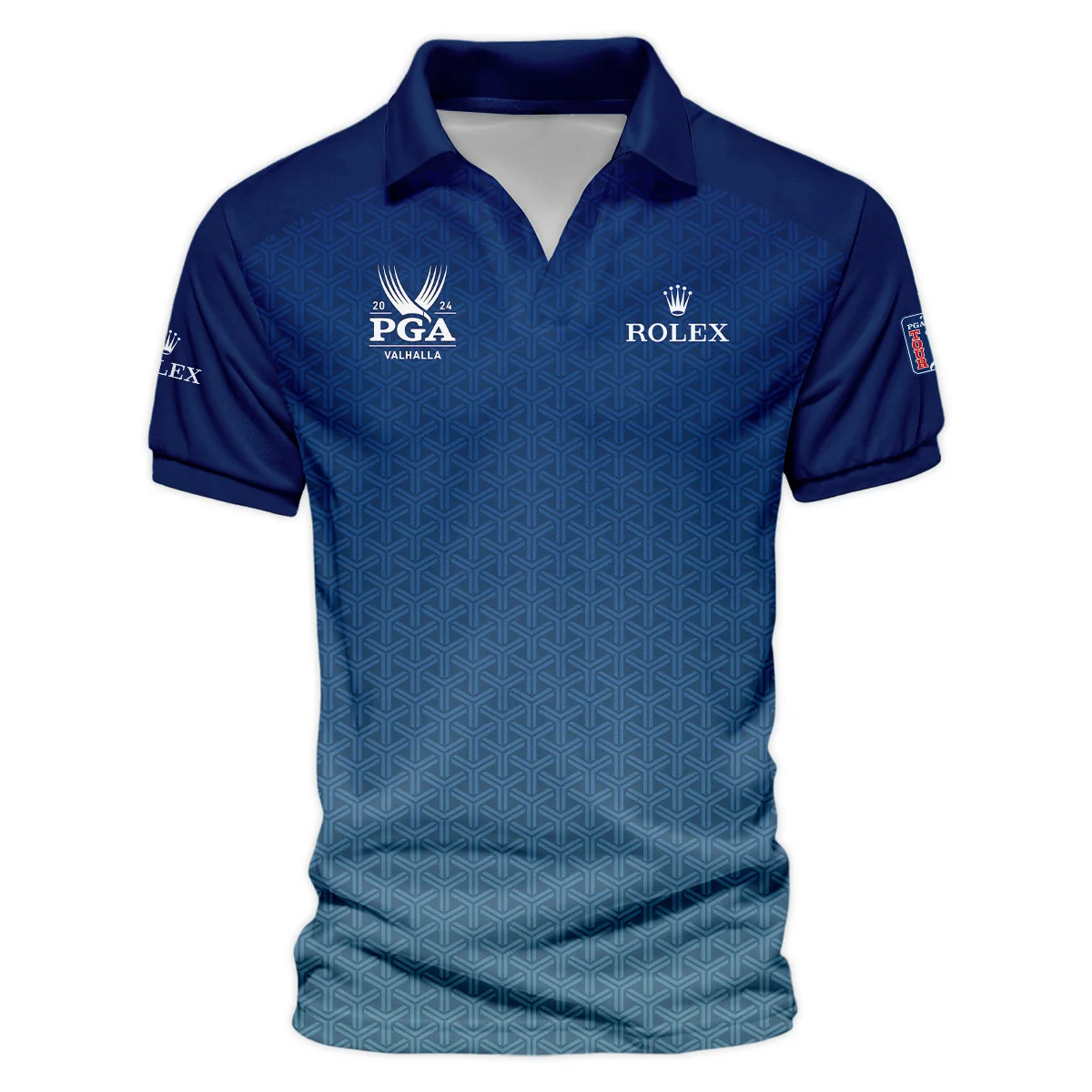 Golf Sport Pattern Blue Sport Uniform 2024 PGA Championship Valhalla Rolex Hoodie Shirt Style Classic