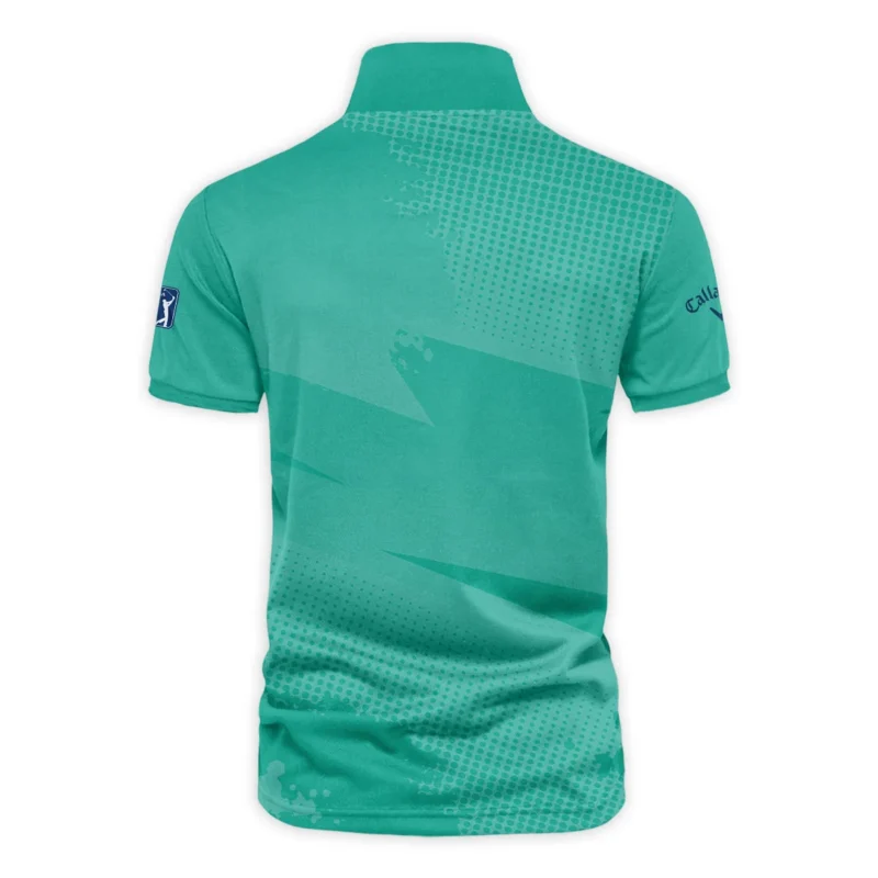 Golf Sport Pattern Green Mix Color 124th U.S. Open Pinehurst Callaway Vneck Polo Shirt Style Classic