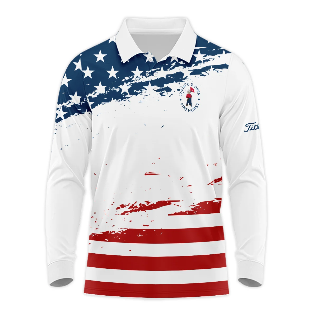 124th U.S. Open Pinehurst Special Version Titleist Unisex Sweatshirt Blue Red White Color Sweatshirt