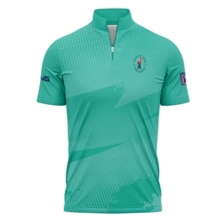 Golf Sport Pattern Green Mix Color 124th U.S. Open Pinehurst Ping Sleeveless Jacket Style Classic