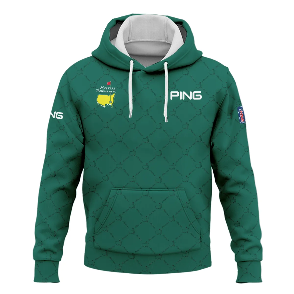 Golf Sport Pattern Color Green Mix Black Masters Tournament Ping Hoodie Shirt Style Classic