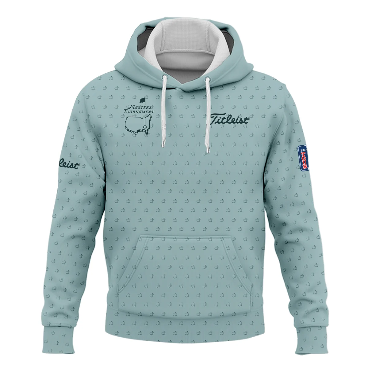 Golf Pattern Masters Tournament Titleist Unisex Sweatshirt Cyan Pattern All Over Print Sweatshirt