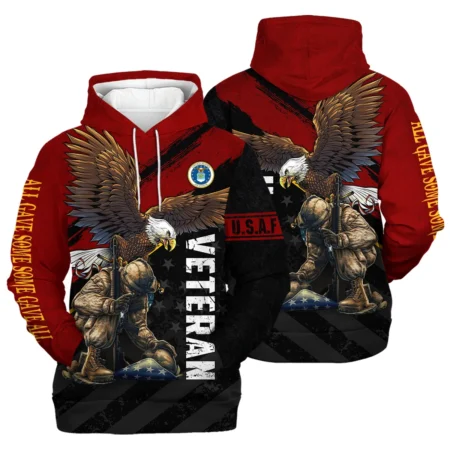 Veteran Eagle All Gave Some Some Gave All U.S. Air Force Veterans All Over Prints Hoodie Shirt