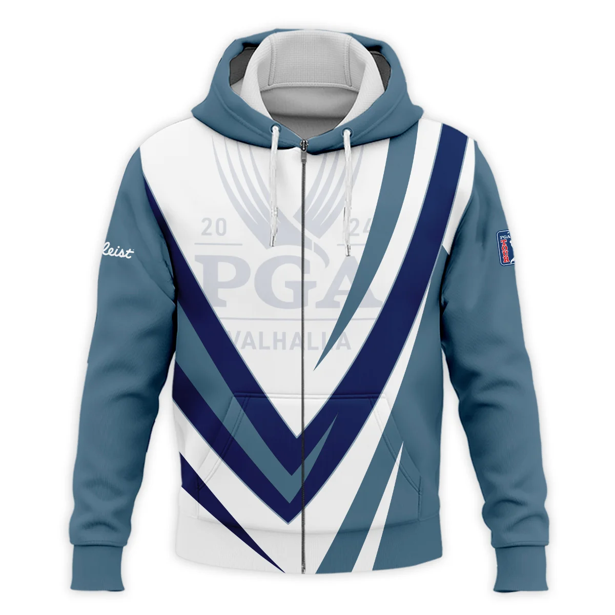 Titleist 2024 PGA Championship Valhalla Dark Moderate Blue White Blue Unisex Sweatshirt Style Classic Sweatshirt
