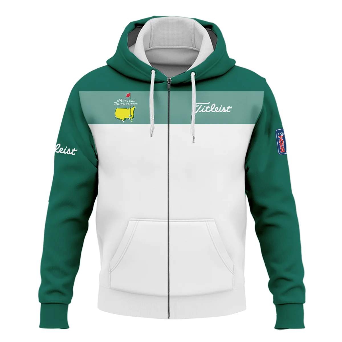 Golf Masters Tournament Titleist Hoodie Shirt Sports Green And White All Over Print Hoodie Shirt