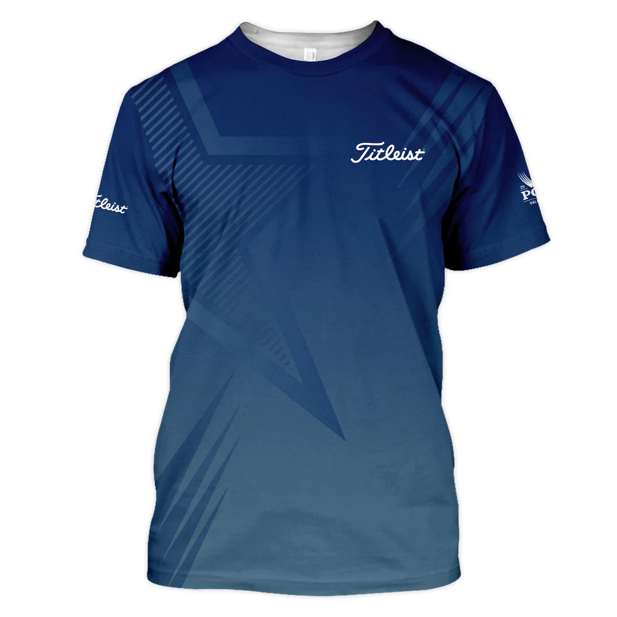 2024 PGA Championship Valhalla Golf Sport Titleist Unisex T-Shirt Star Blue Gradient Straight Pattern T-Shirt