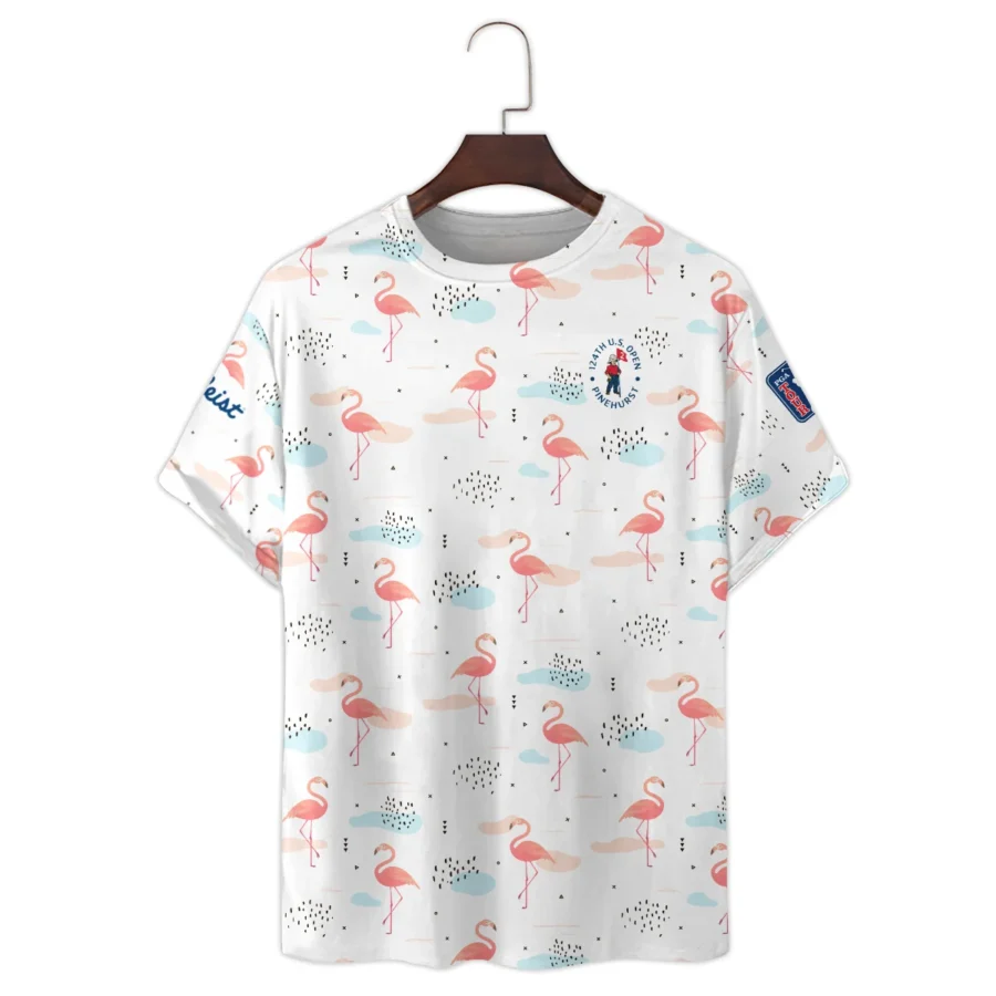 Golf Flamingo Pattern 124th U.S. Open Pinehurst Titleist Premium T-Shirt All Over Prints Gift Loves