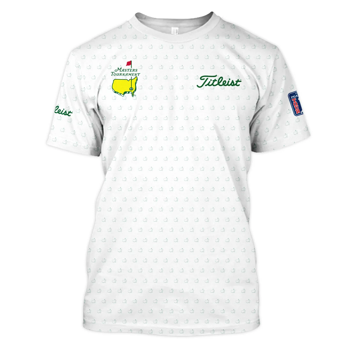 Masters Tournament Golf Titleist Unisex T-Shirt Logo Pattern White Green Golf Sports All Over Print T-Shirt