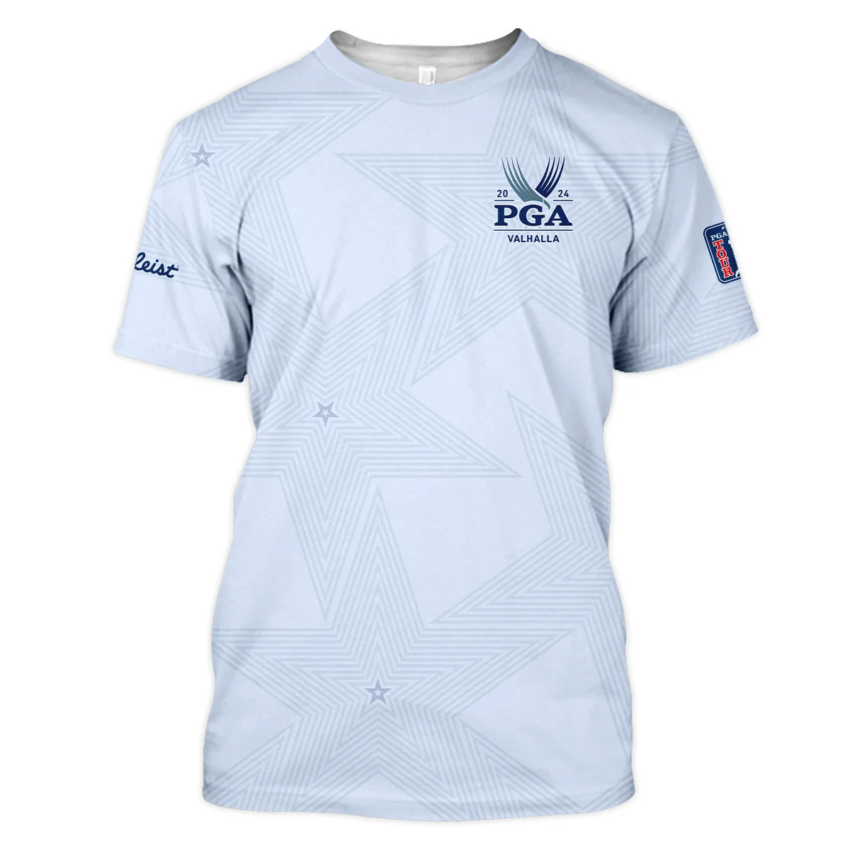 2024 PGA Championship Valhalla Golf Titleist Unisex T-Shirt Stars Lavender Mist Golf Sports All Over Print T-Shirt