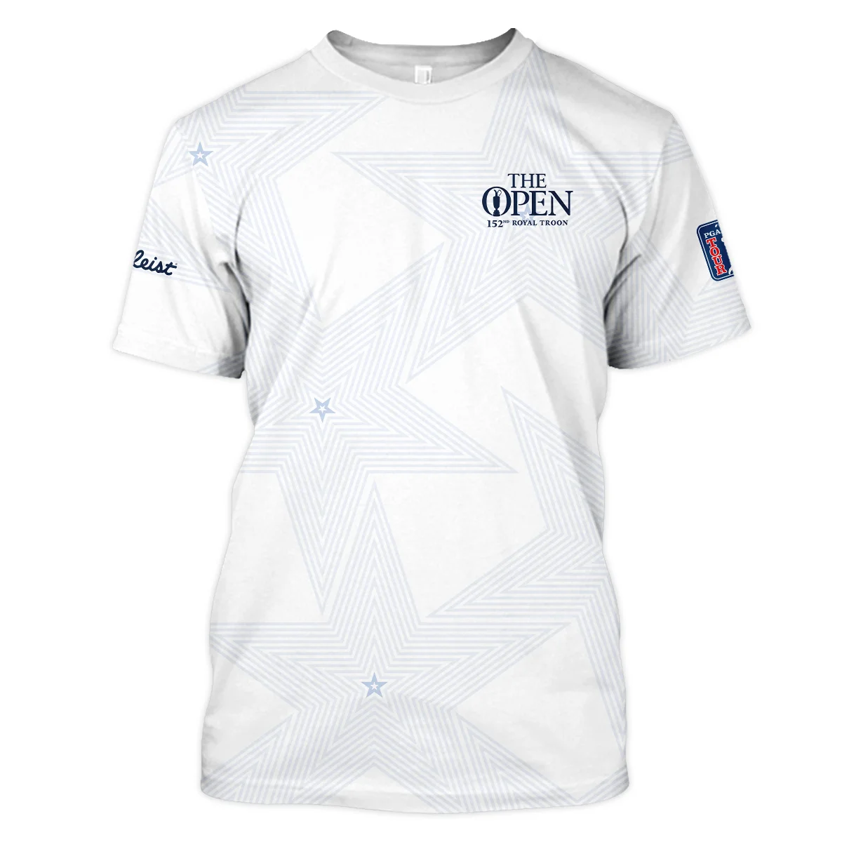 152nd The Open Championship Golf Titleist Unisex Sweatshirt Stars White Navy Golf Sports All Over Print Sweatshirt