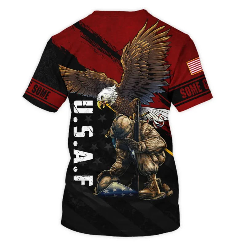 Veteran Eagle All Gave Some Some Gave All U.S. Air Force Veterans All Over Prints Unisex T-Shirt