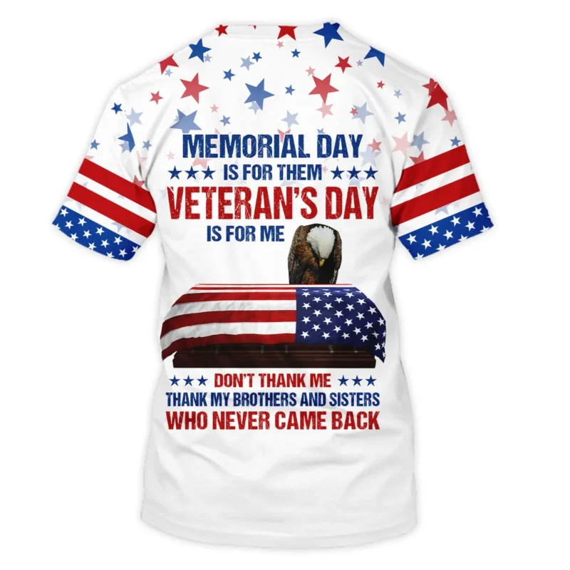 Veteran Memorial Day Remember Honor Respect U.S. Air Force Veterans All Over Prints Unisex T-Shirt