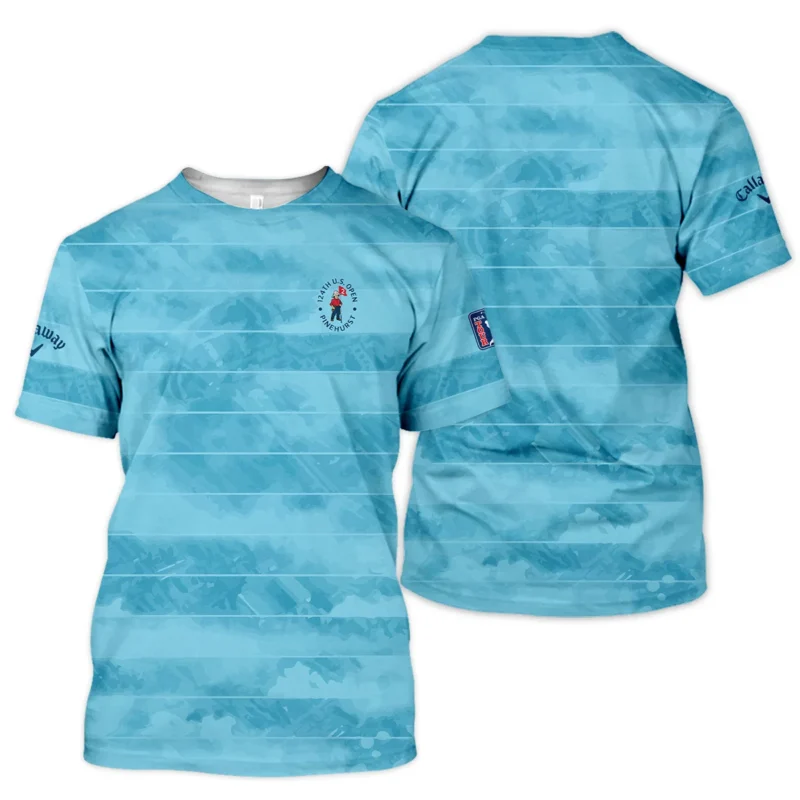 Callaway 124th U.S. Open Pinehurst Blue Abstract Background Line Performance T-Shirt Style Classic