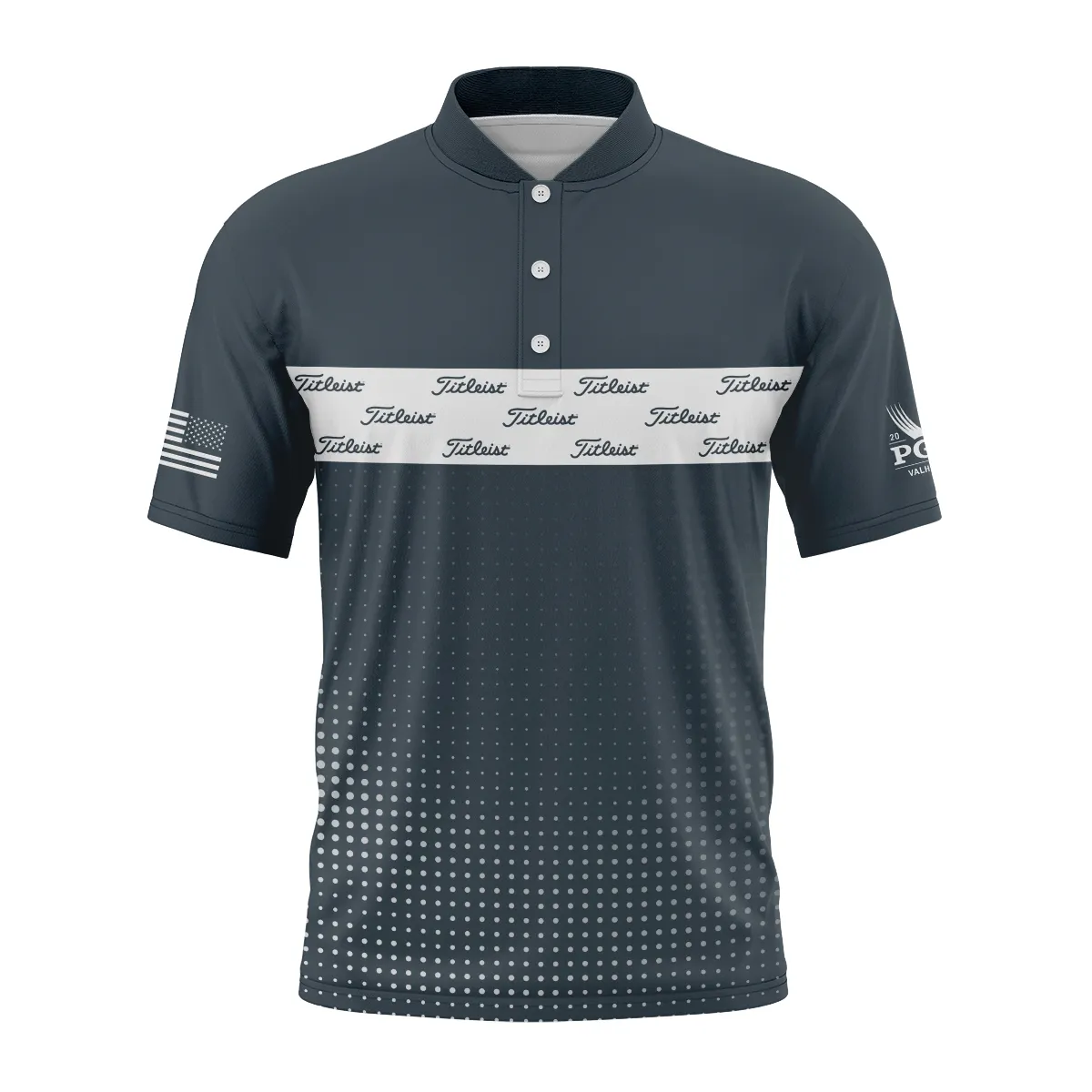 Golf 2024 PGA Championship Valhalla Titleist Polo Shirt Style Classic